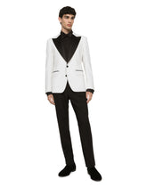 Stretch wool fabric Sicilia-fit tuxedo jacket -  | Dolce &amp; Gabbana