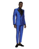 Double-breasted jacquard Sicilia-fit tuxedo jacket -  | Dolce & Gabbana