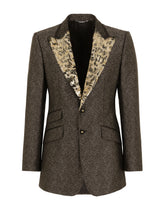 Lamé jacquard Beat-fit jacket -  | Dolce &amp; Gabbana