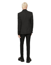 Double-breasted micro-patterned Sicilia-fit tuxedo jacket -  | Dolce &amp; Gabbana