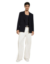 Double-breasted pinstripe linen Sicilia-fit jacket -  | Dolce & Gabbana
