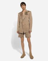 Double-breasted duchesse Sicilia-fit jacket -  | Dolce &amp; Gabbana