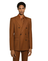 Double-breasted wool Sicilia-fit jacket -  | Dolce &amp; Gabbana