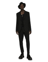 Pinstripe stretch jersey jacket -  | Dolce &amp; Gabbana