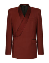 Double-breasted wool Sicilia-fit tuxedo jacket -  | Dolce &amp; Gabbana
