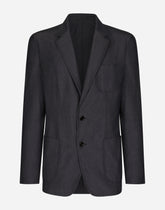 Virgin wool Portofino-fit jacket -  | Dolce & Gabbana