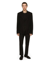Single-breasted jersey jacket -  | Dolce & Gabbana