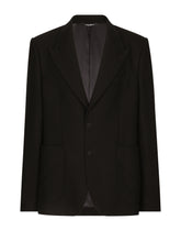 Single-breasted jersey jacket -  | Dolce & Gabbana