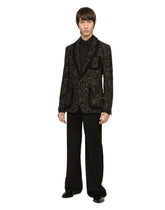 Alpaca and wool rush-stitch single-breasted jacket -  | Dolce &amp; Gabbana