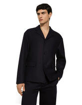 Single-breasted wool jacket -  | Dolce & Gabbana