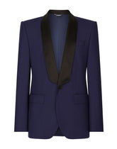 Single-breasted jacket with shawl collar -  | Dolce &amp; Gabbana