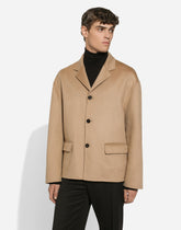 Single-breasted cashmere jacket -  | Dolce &amp; Gabbana