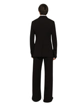 Fitted single-breasted stretch cotton jacket -  | Dolce & Gabbana
