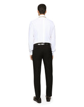 Cotton Gold-fit shirt with DG patch -  | Dolce & Gabbana