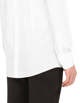 Cotton Gold-fit shirt with DG logo -  | Dolce & Gabbana