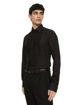 Cotton Gold-fit tuxedo shirt -  | Dolce & Gabbana