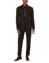 Cotton Gold-fit shirt with rhinestone embellishment -  | Dolce & Gabbana
