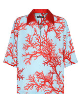Coral-print Hawaiian shirt -  | Dolce & Gabbana