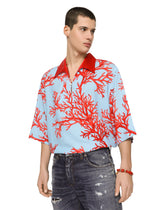 Coral-print Hawaiian shirt -  | Dolce & Gabbana