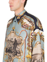 SHEPARD-PRINT SILK SHIRT -  | Dolce & Gabbana