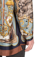 SHEPARD-PRINT SILK SHIRT -  | Dolce & Gabbana