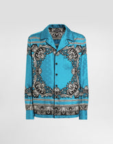 Silk shirt with bandanna print -  | Dolce &amp; Gabbana