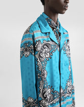 Silk shirt with bandanna print -  | Dolce &amp; Gabbana