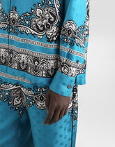 Silk shirt with bandanna print -  | Dolce &amp; Gabbana