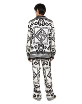Marina-print silk shirt -  | Dolce & Gabbana