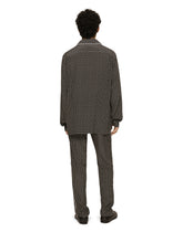 Crepe de chine shirt with DG logo print -  | Dolce &amp; Gabbana