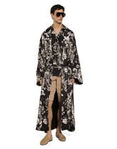 Silk twill shirt with floral print -  | Dolce & Gabbana
