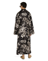 Silk twill shirt with floral print -  | Dolce & Gabbana