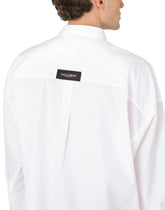 Cotton shirt with DG patch -  | Dolce & Gabbana
