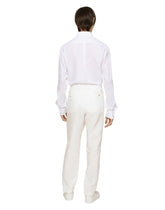 Linen Martini-fit shirt -  | Dolce &amp; Gabbana