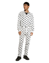 Cotton Martini-fit shirt with DG Monogram print -  | Dolce & Gabbana