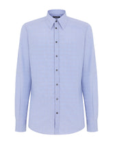 Glen plaid cotton Martini-fit shirt -  | Dolce & Gabbana