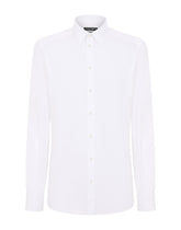 Striped cotton Martini-fit shirt -  | Dolce & Gabbana