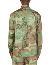 Camouflage-print nylon shirt -  | Dolce & Gabbana