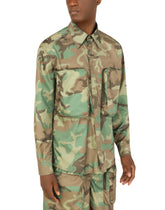 Camouflage-print nylon shirt -  | Dolce & Gabbana