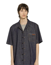 Denim Hawaiian shirt -  | Dolce &amp; Gabbana