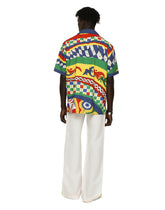 Carretto-print poplin Hawaiian shirt -  | Dolce & Gabbana