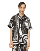 Bandanna-print silk Hawaiian shirt -  | Dolce & Gabbana