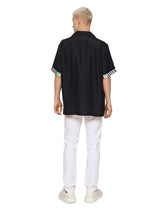 Silk twill Hawaiian shirt with carretto print -  | Dolce & Gabbana