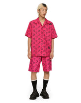 Cotton Hawaiian shirt with DG heart print -  | Dolce & Gabbana
