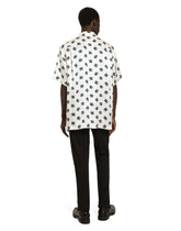 Silk Hawaiian shirt with DG Monogram print -  | Dolce & Gabbana