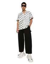 Silk Hawaiian shirt with DG Monogram print -  | Dolce & Gabbana