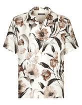 Silk Hawaiian shirt with tulip print -  | Dolce & Gabbana