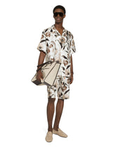 Silk Hawaiian shirt with tulip print -  | Dolce & Gabbana