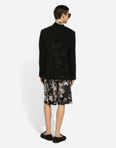Silk Hawaiian shirt with floral print -  | Dolce & Gabbana