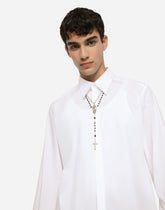 Cotton poplin Martini-fit shirt -  | Dolce &amp; Gabbana